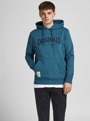 Sweat-shirt 'Bridge' JACK & JONES en bleu : devant