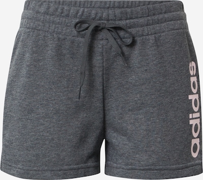 ADIDAS PERFORMANCE Sporthose in graumeliert / weiß, Produktansicht
