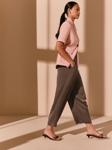 Barrel Pantalon à pince Next en marron