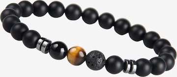 GOOD.designs Perlenarmband in Braun: Vorderseite