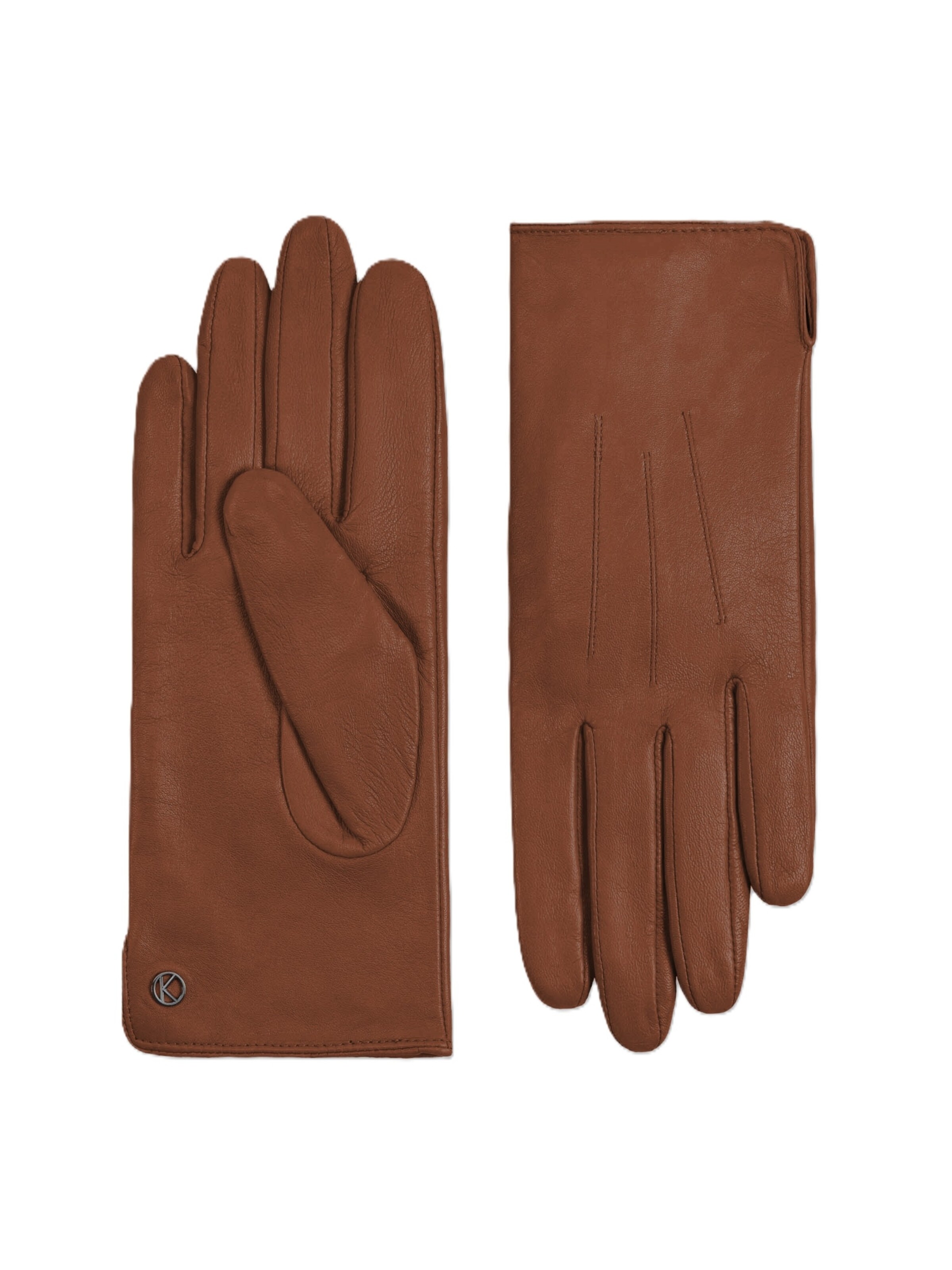 KESSLER Full Finger Gloves in Brown
