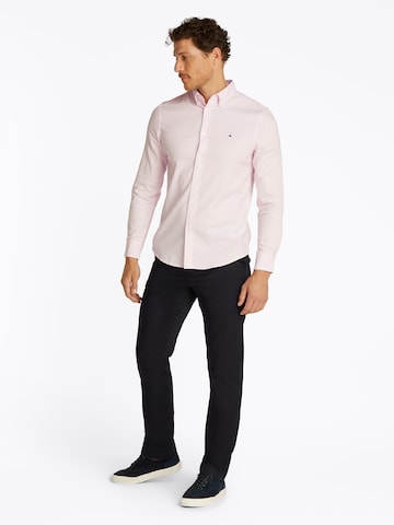 TOMMY HILFIGER Regular Fit Hemd 'FLEX' in Pink