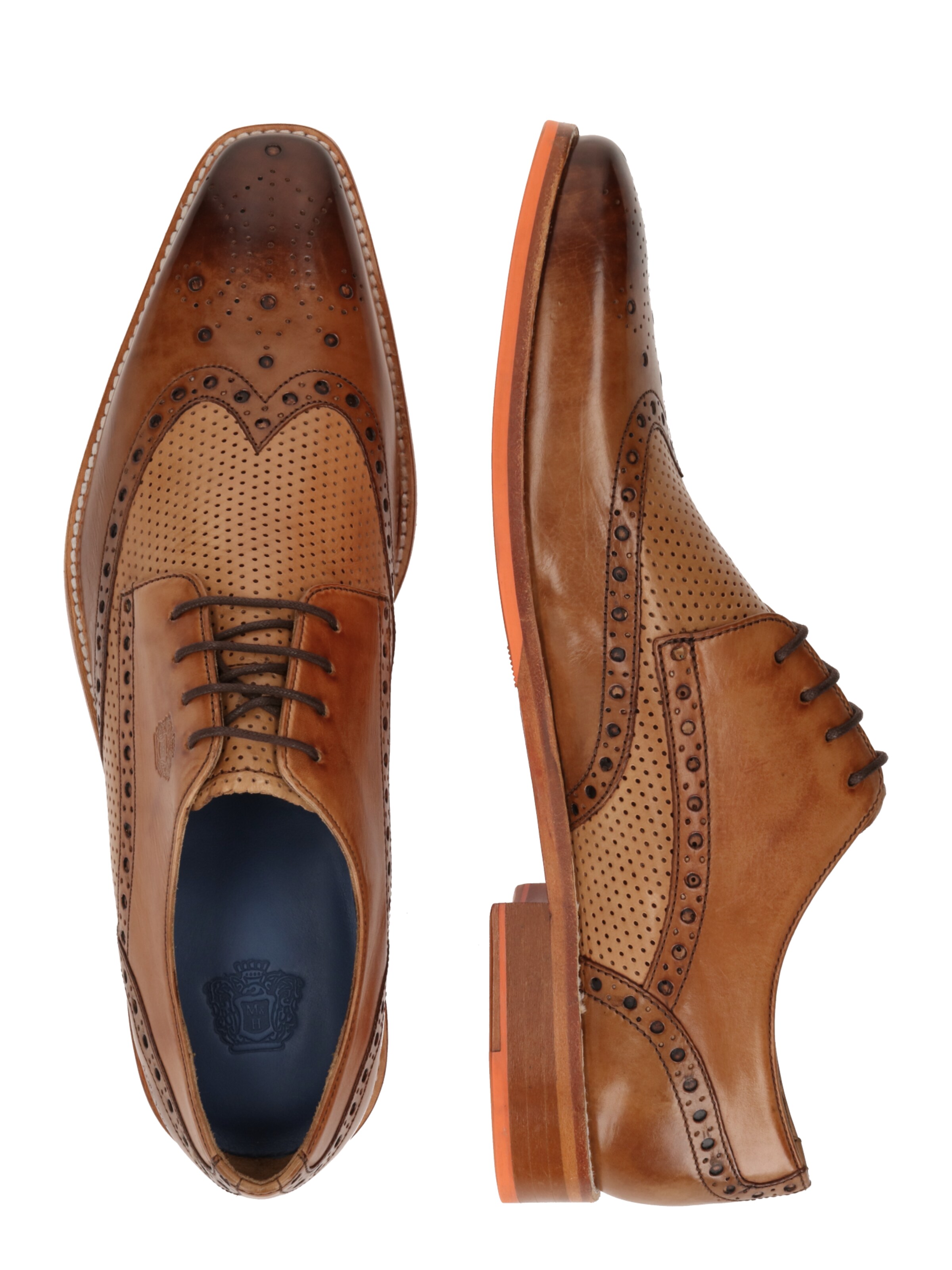 MELVIN & HAMILTON Lace-up shoe 'Martin' in Brown