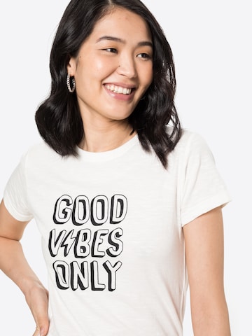 T-shirt 'VIBES' Wemoto en blanc