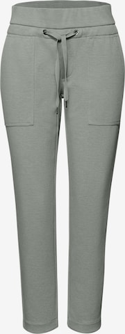 STREET ONE Loosefit Hose in Grün: Vorderseite