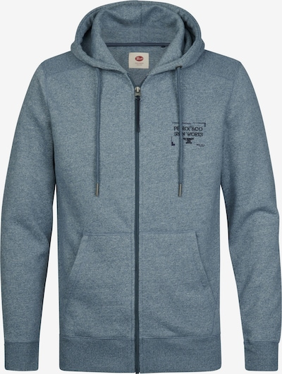 Petrol Industries Sweatjacke in S in blaumeliert, Produktansicht