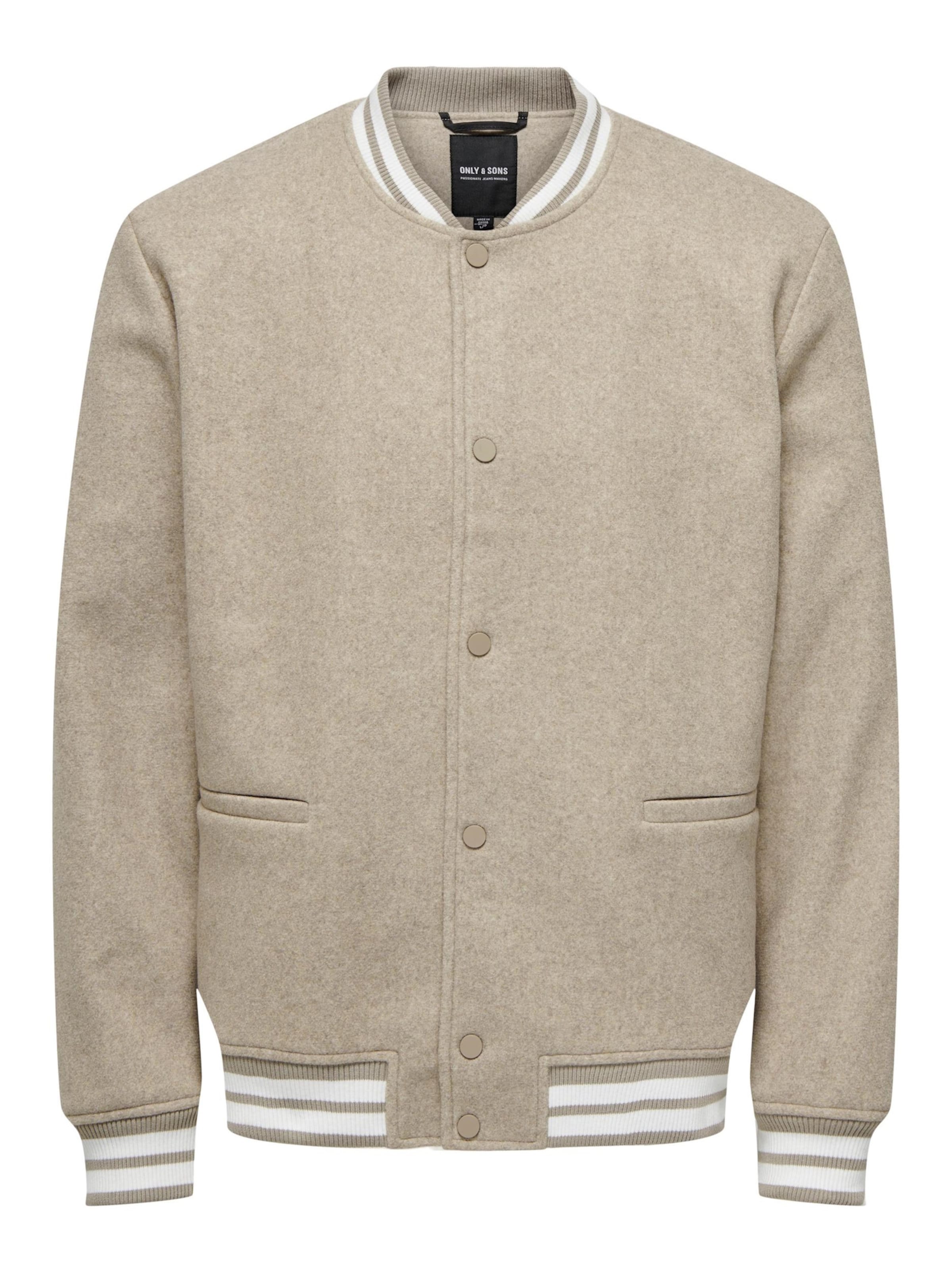 Only & Sons Jacke 'ONSDenver' in Beige: Vorderseite