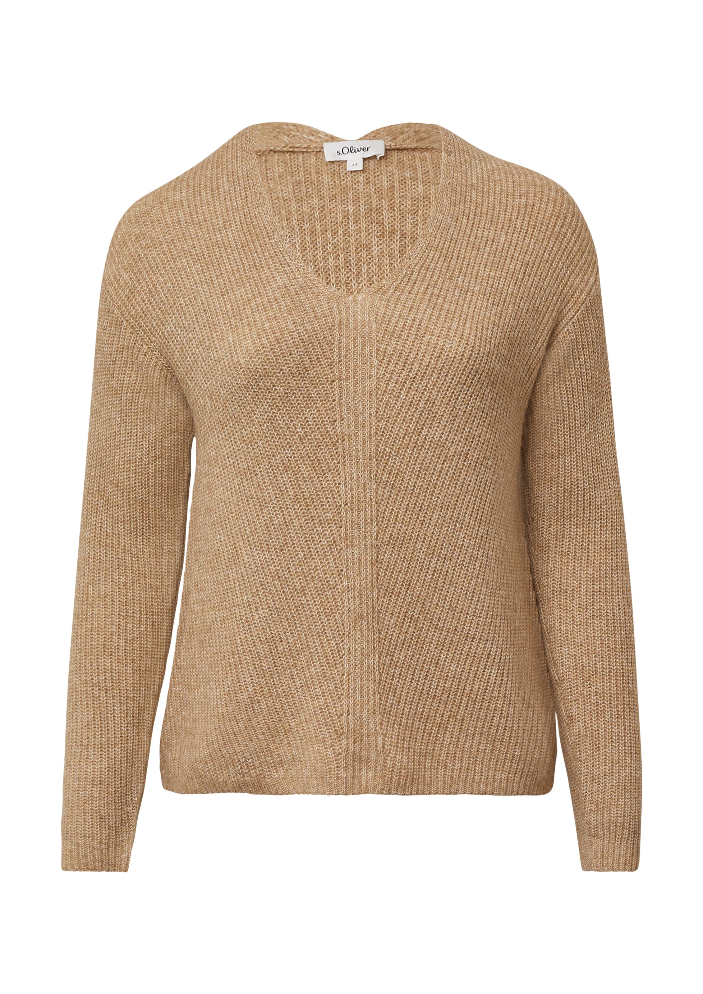 s.Oliver Pullover in Braun: Vorderseite