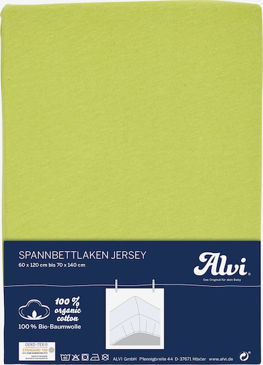 ALVI Spannbetttuch in de kleur Appel, Productweergave