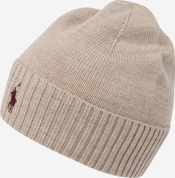 Polo Ralph Lauren Beanie in Beige: front