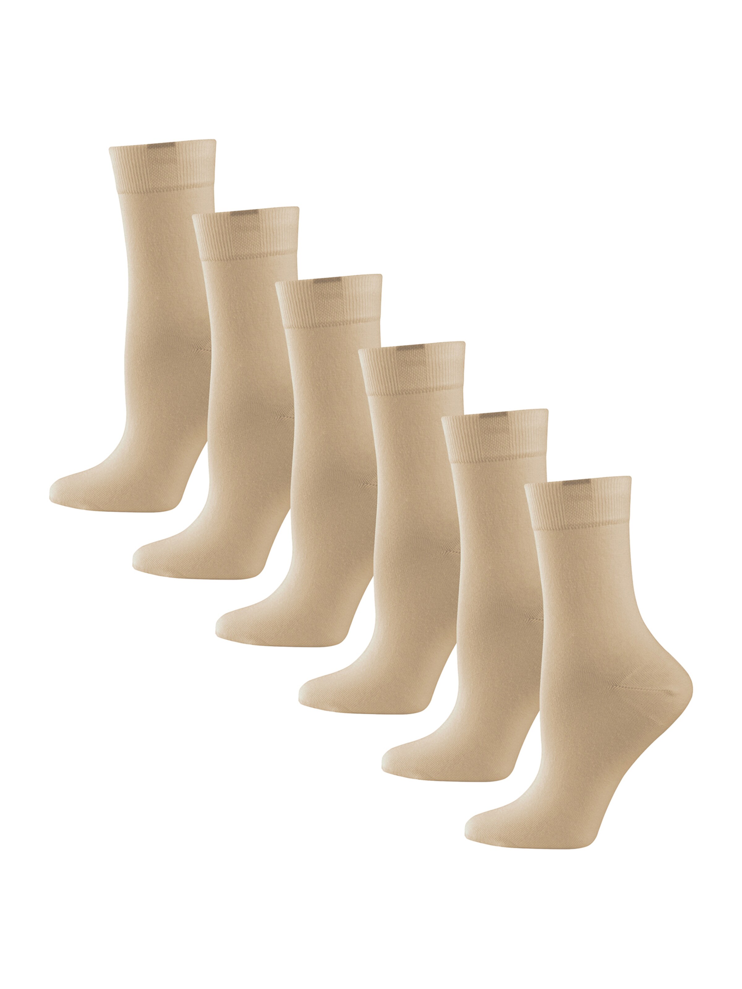 Nur Die Socken in Beige: Vorderseite