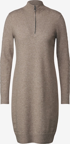 CECIL Knitted dress 'Cosy' in Grey: front