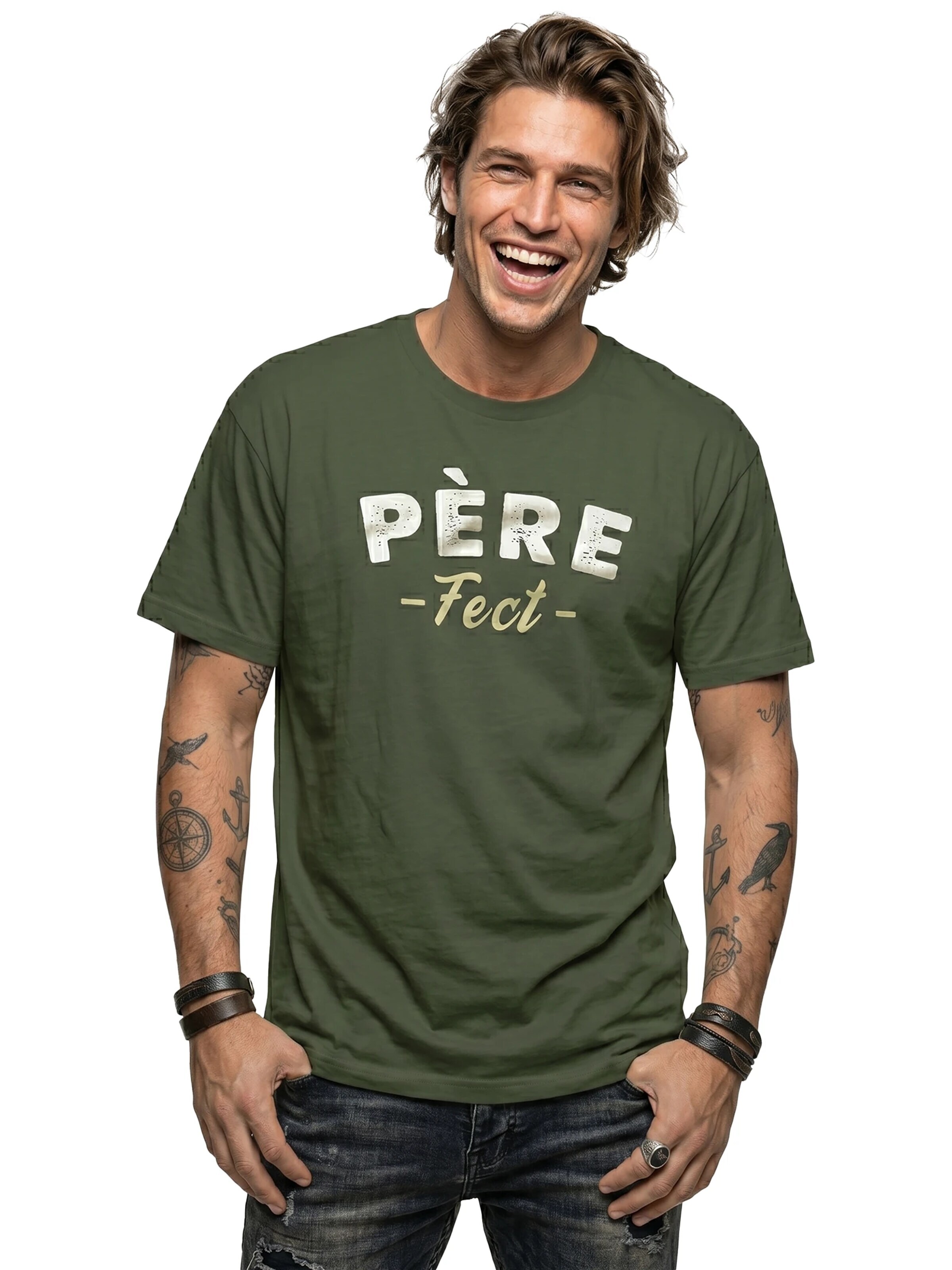 MAKAYA Shirt 'Pere Fect' in Green