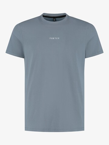 Fortex Fitness Shirt 'Everyday' in Blau: Vorderseite