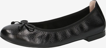 CAPRICE Ballet Flats in Black: front