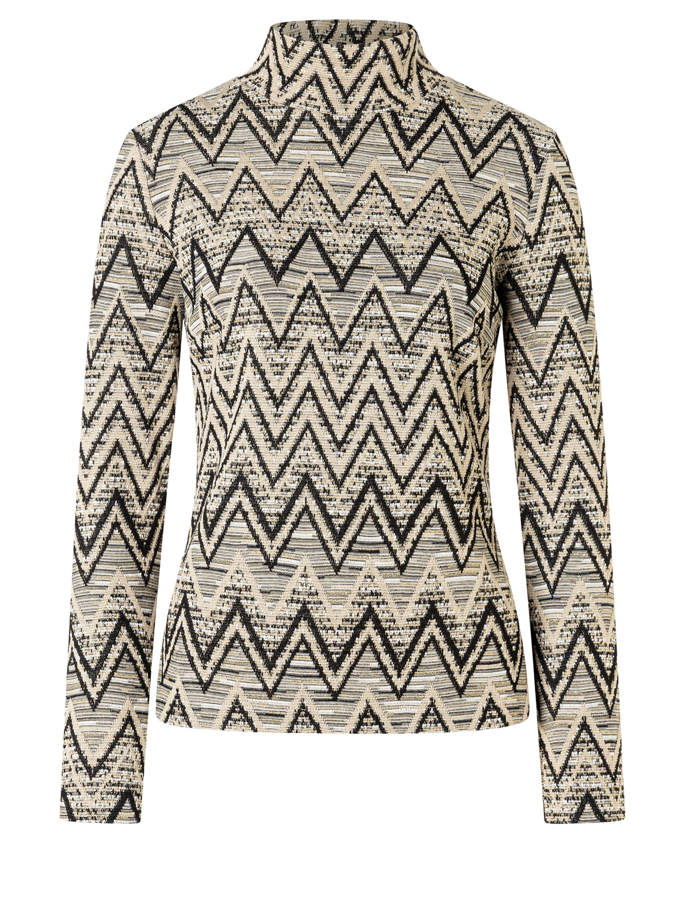 Ana Alcazar Trui 'Ashila' in de kleur Beige / Zwart / Natuurwit, Productweergave