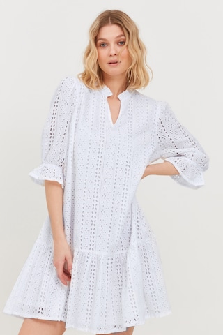 b.young Shirt Dress in White: front