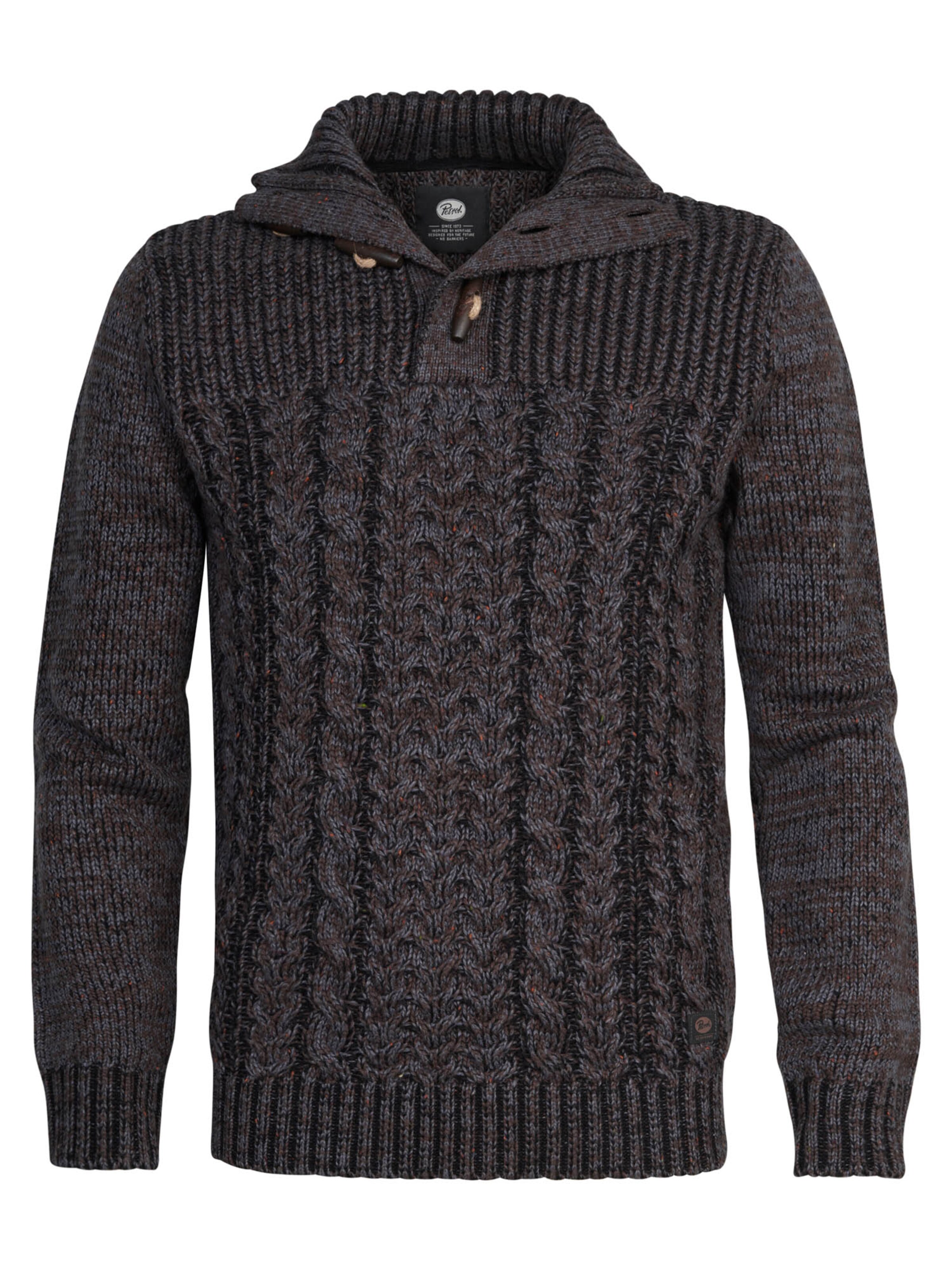 Petrol Industries Sweater in Anthracite ABOUT YOU