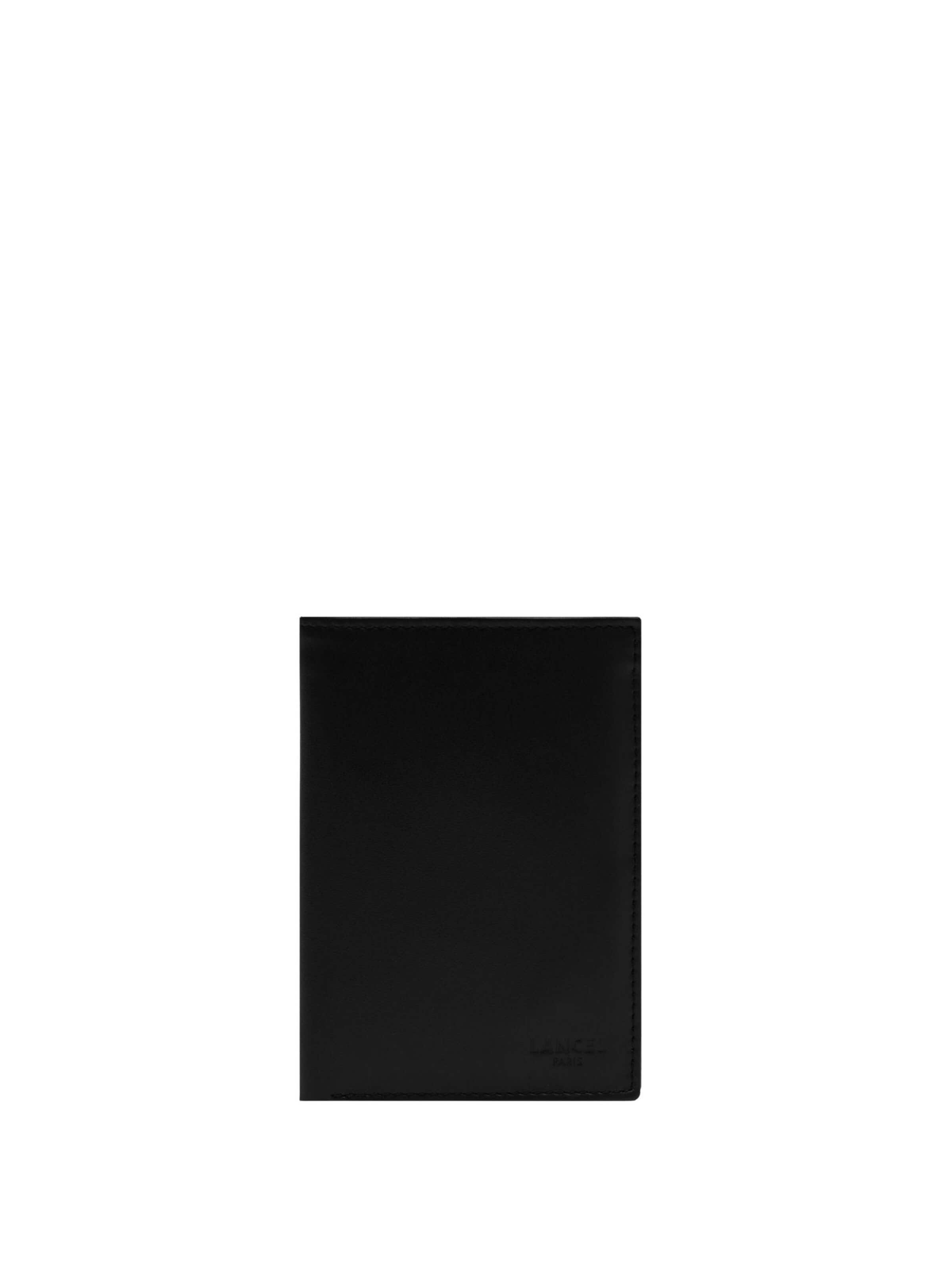Lancel Wallet in Black: front