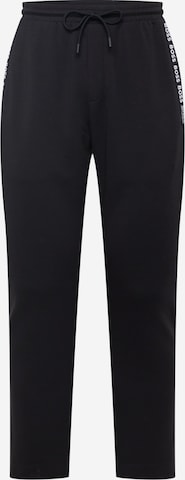 BOSS Green Pants 'Hadeos' in Black: front