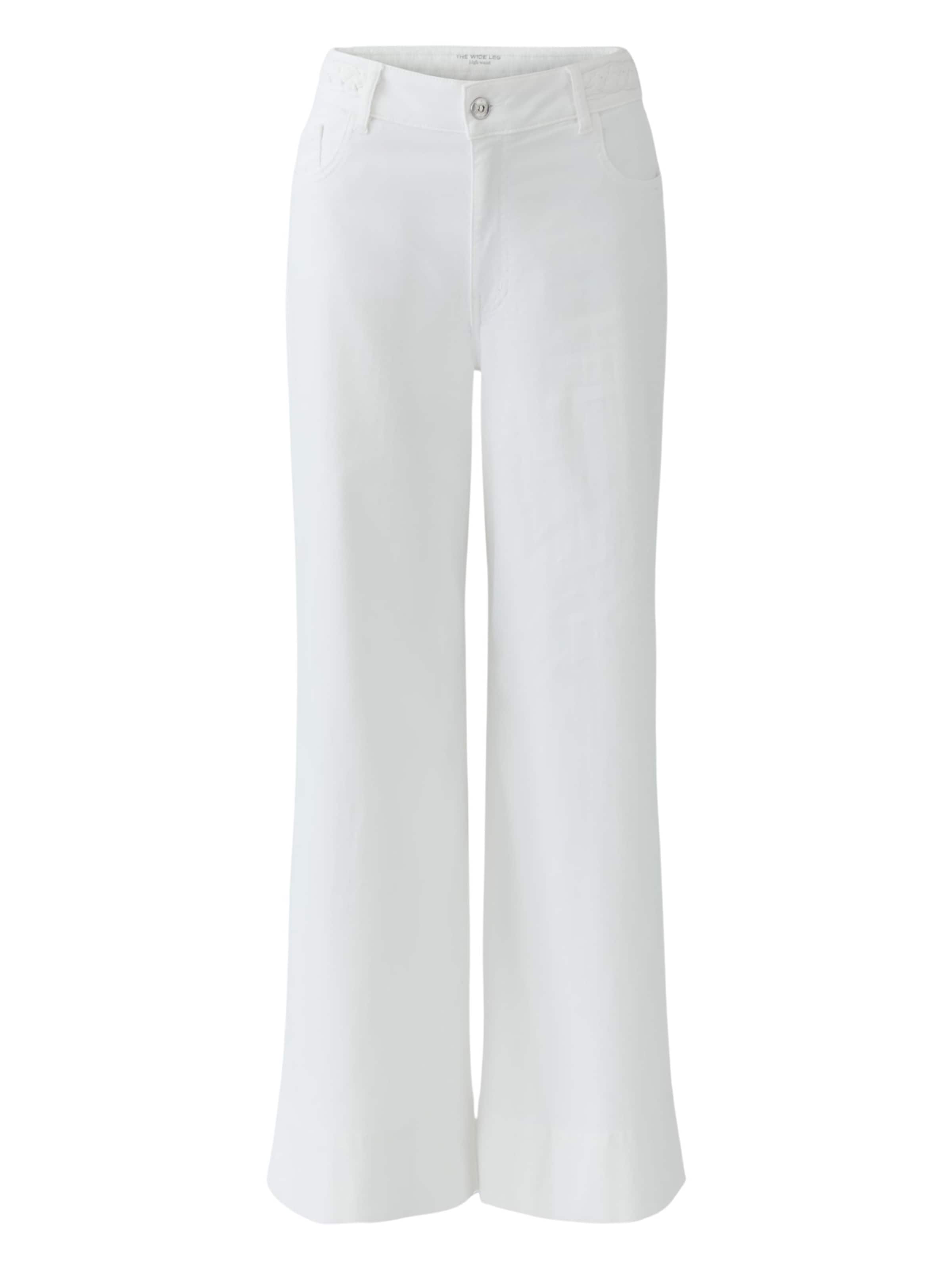 OUI Flared Jeans in Weiß: Vorderseite
