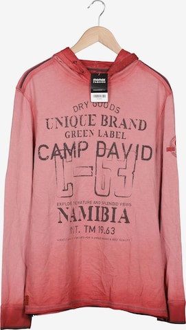 CAMP DAVID Kapuzenpullover XL in Pink: Vorderseite