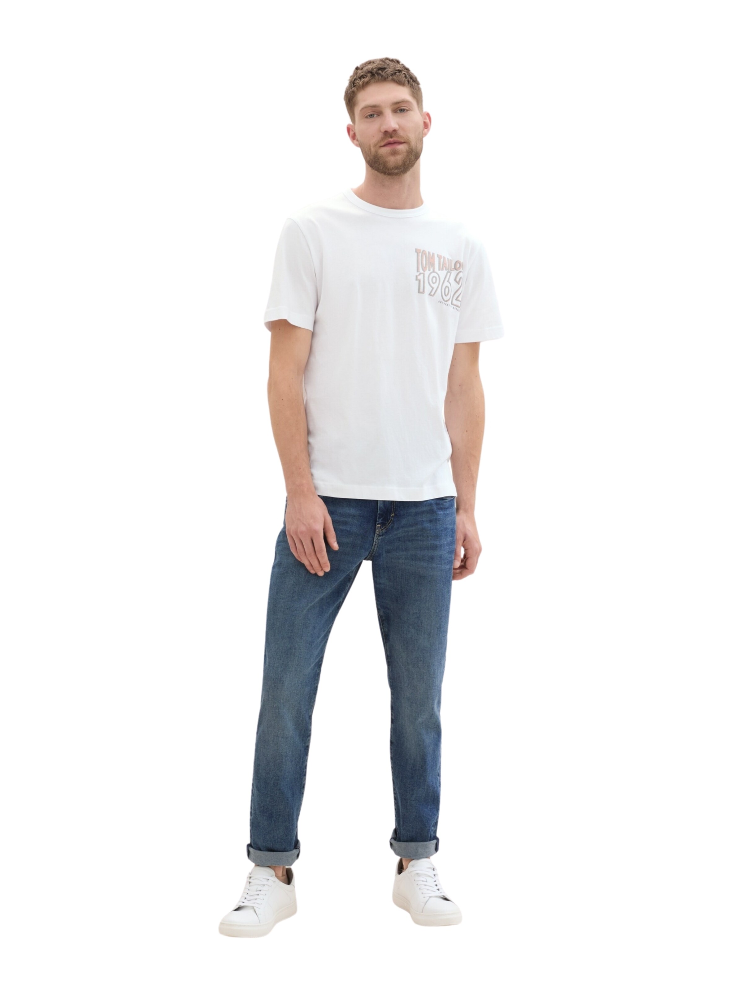 TOM TAILOR Slimfit Jeans 'Josh' in Blauw