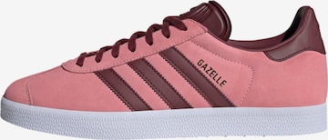 ADIDAS ORIGINALS Ниски маратонки 'Gazelle' в розово: отпред
