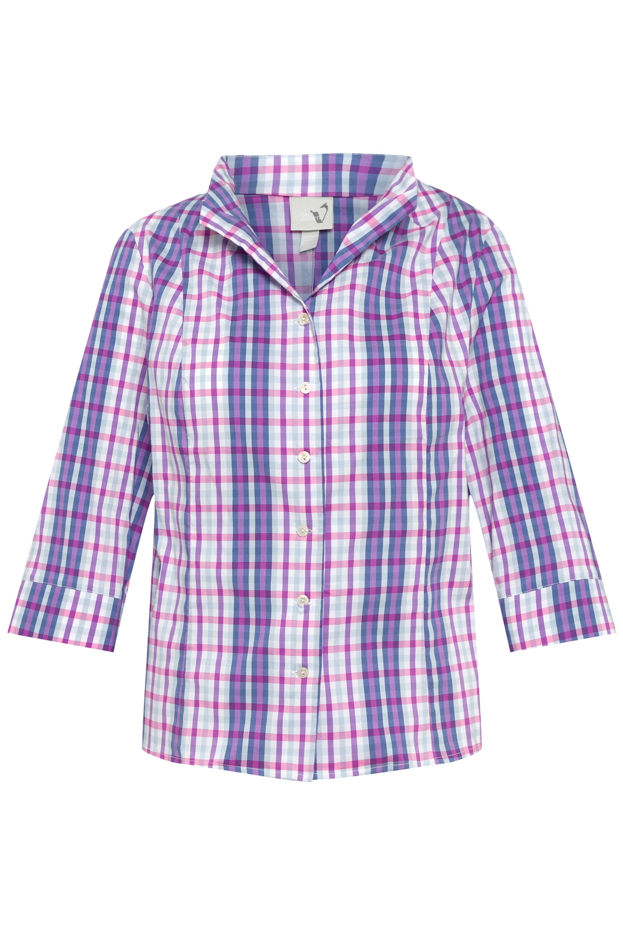 Ulla Popken Bluse in Lila: Vorderseite