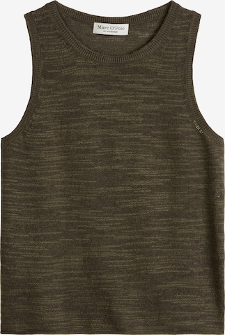 Tops en tricot Marc O'Polo en marron : devant
