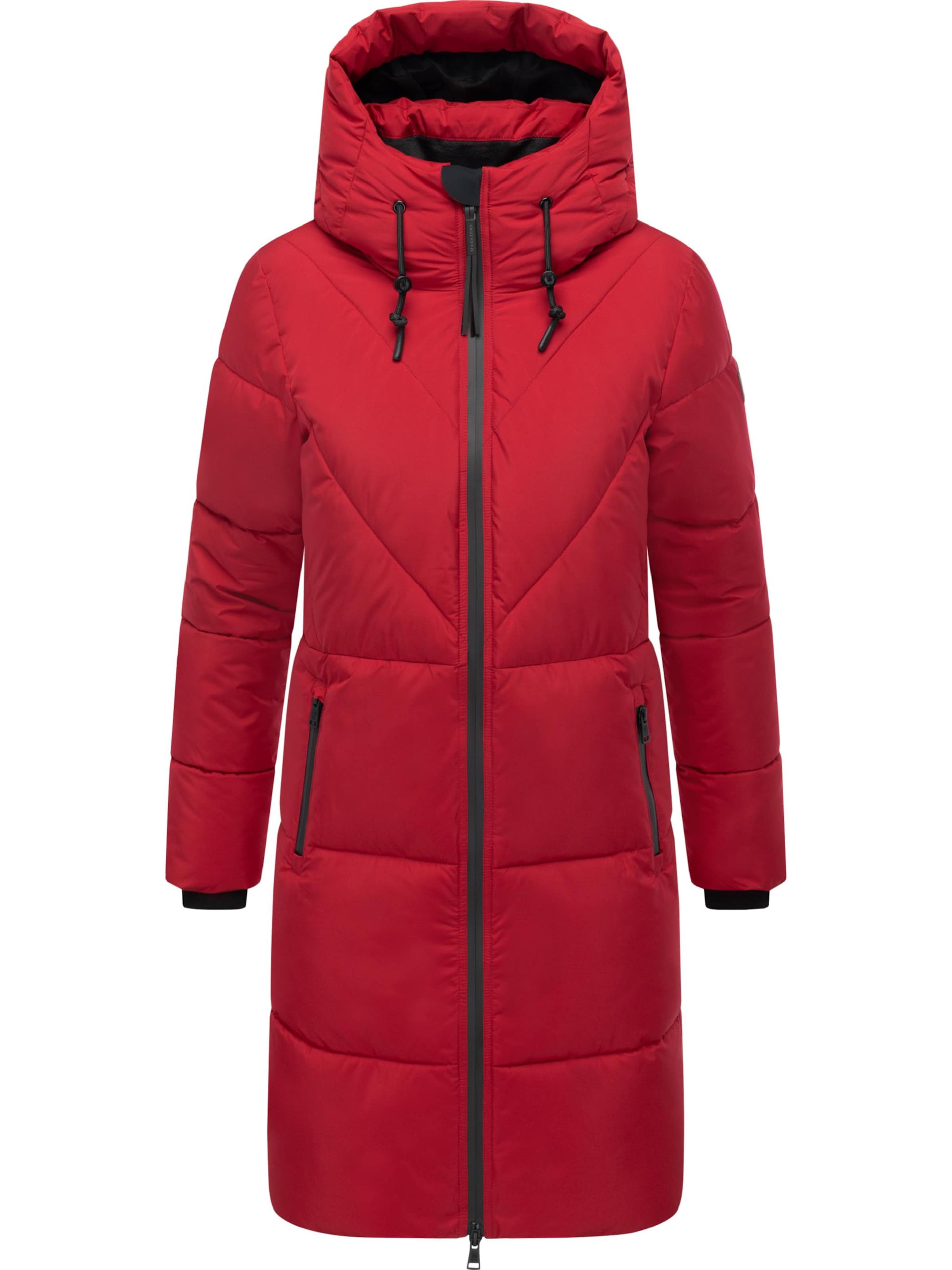 NAVAHOO Zimný kabát 'Kältekuschel XIV' - Červená: predná strana