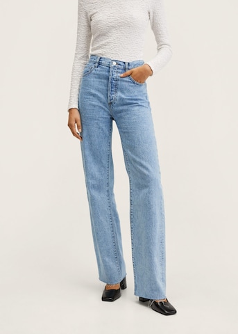 MANGO Wide leg Jeans 'Nora' in Blue: front