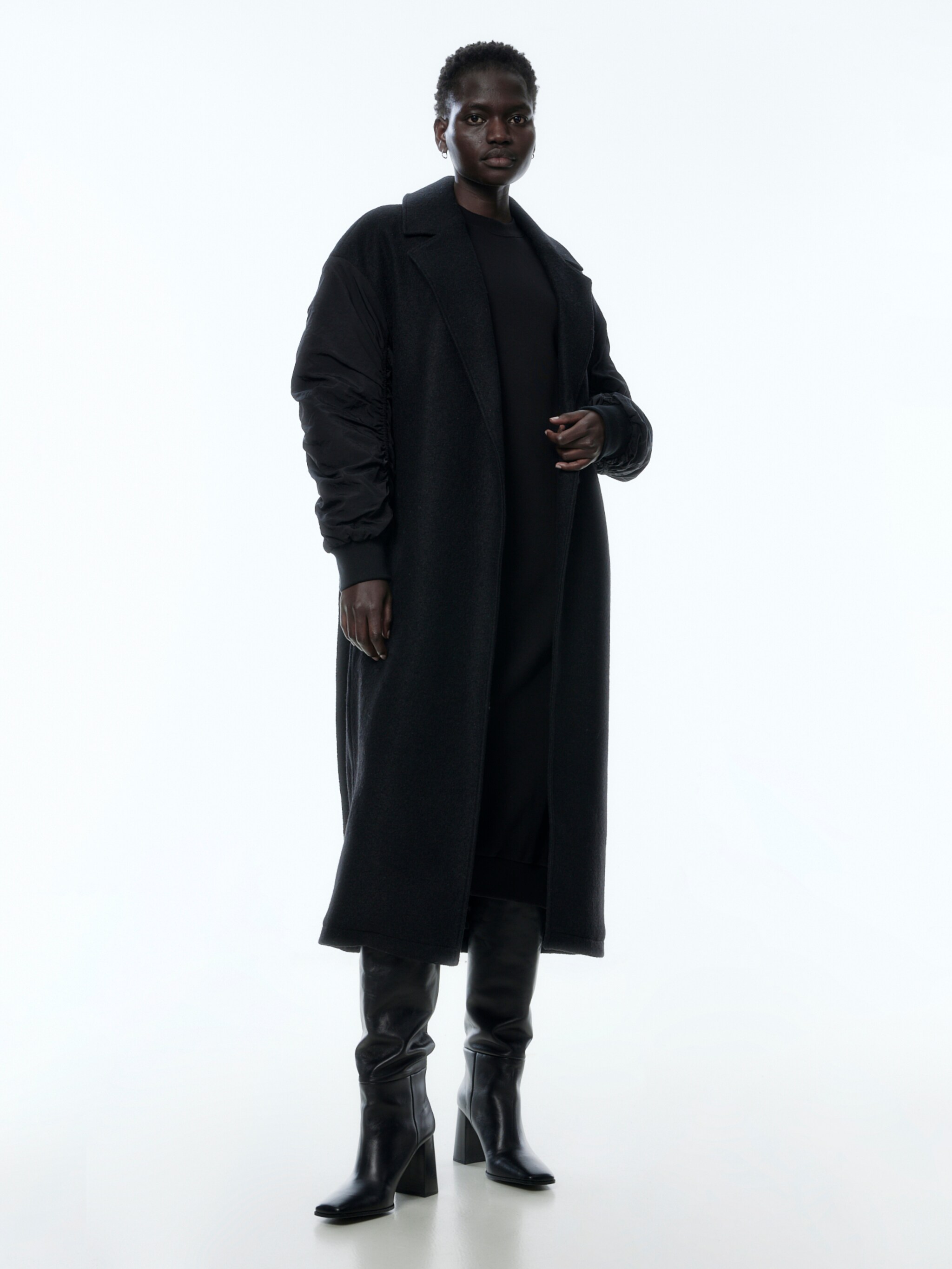 EDITED Produits Manteau d’hiver 'Justine' noir