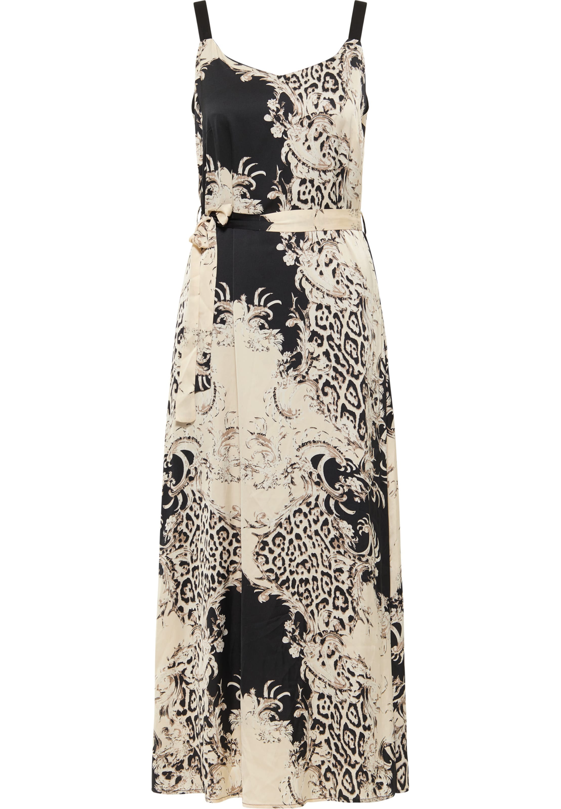 Robe faina en noir : devant