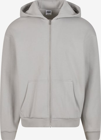 Veste de survêtement Urban Classics en gris : devant