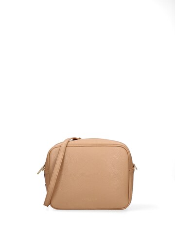 Borsa a tracolla di Virginia Rhinè in beige: frontale