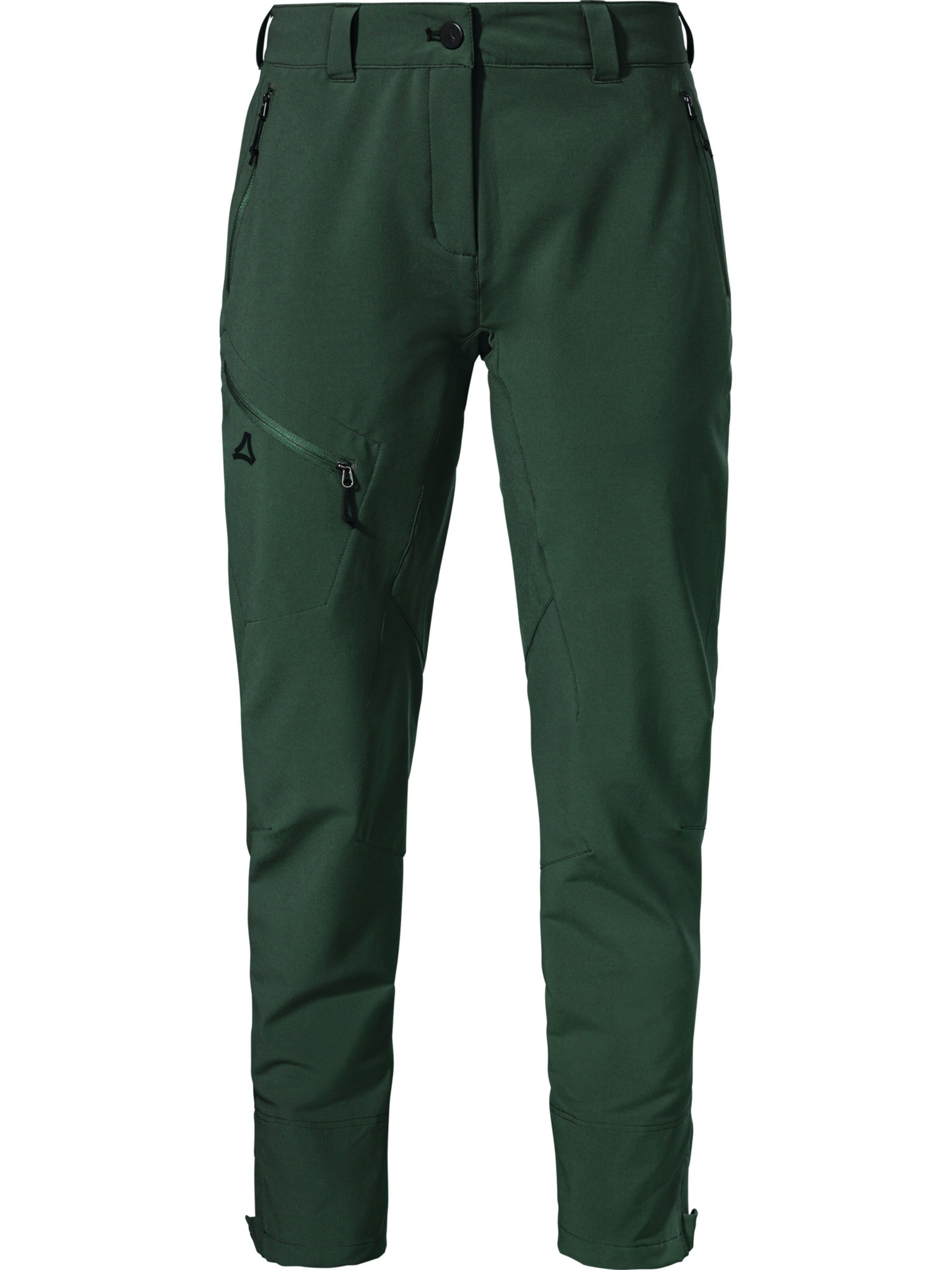 Schöffel Regular Outdoorbroek 'Cascata' in Groen: voorkant