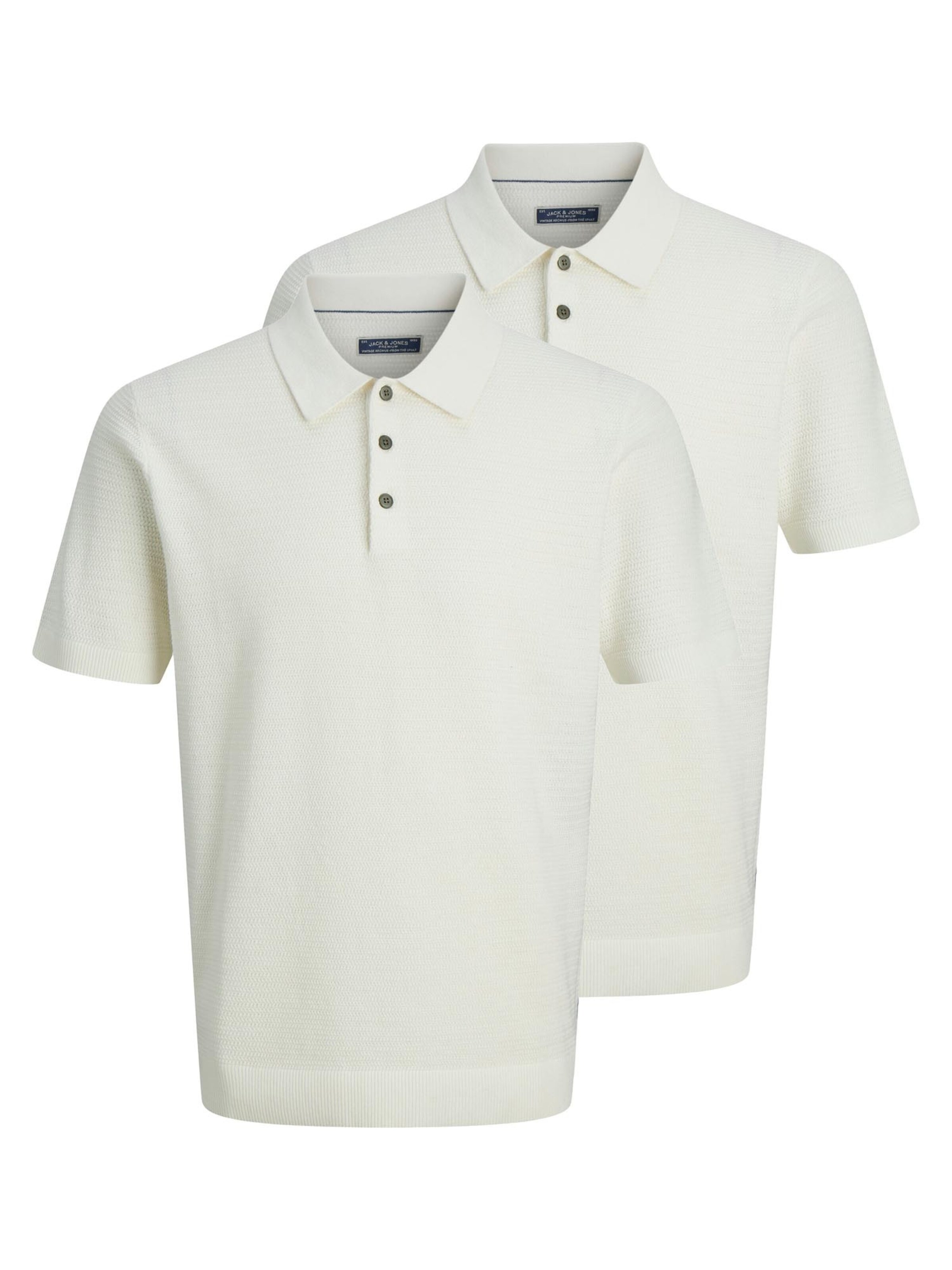 JACK & JONES Shirt 'Bluriley'‌‌‌‌ in offwhite, Produktansicht