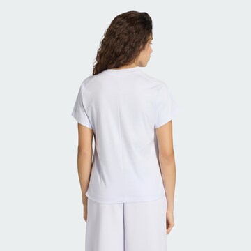 ADIDAS SPORTSWEAR - Camiseta funcional 'Soft  Luxus' en blanco
