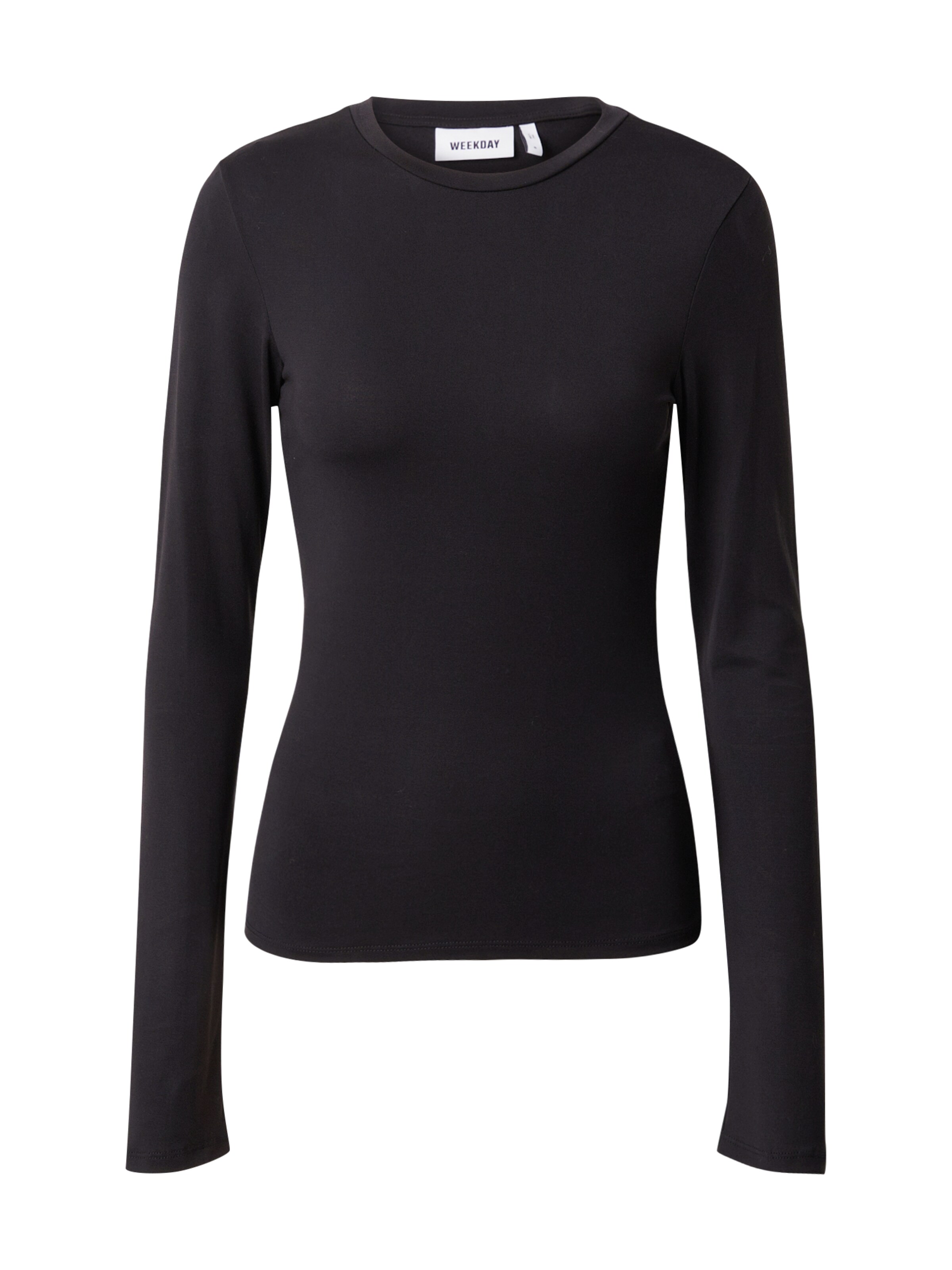 WEEKDAY Póló - fekete: elől