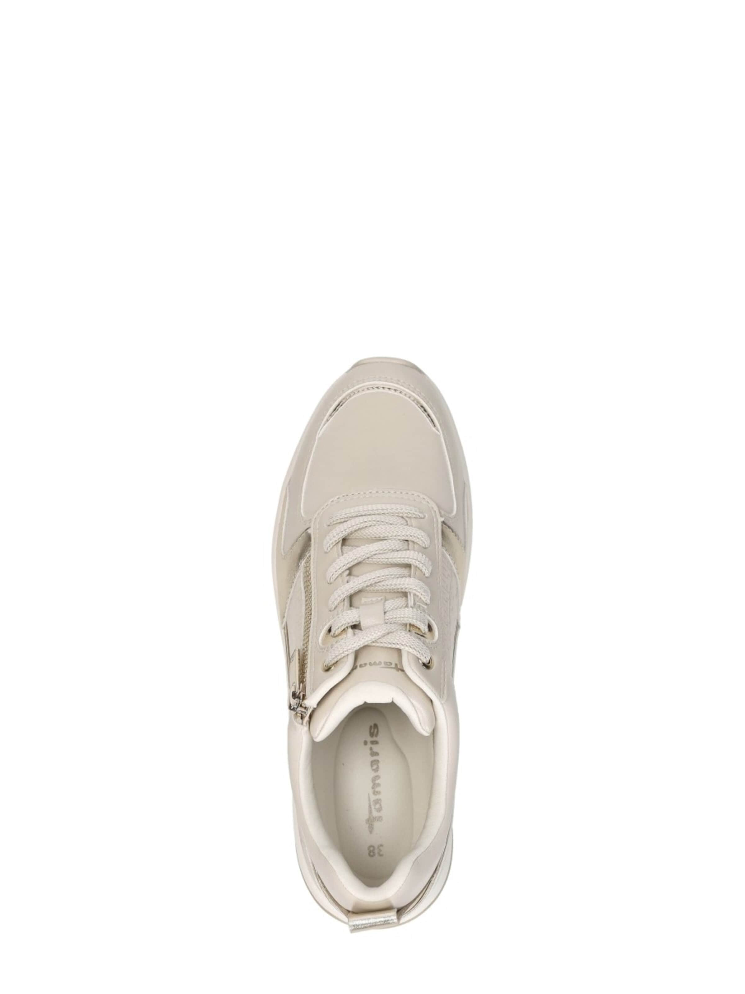 Tamaris Sneakers laag in Beige