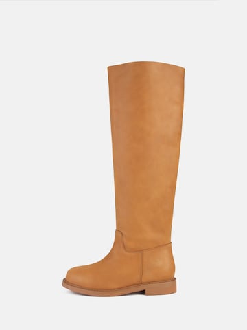 L37 HANDMADE SHOES Boots 'MR JONES MAXI' in Beige