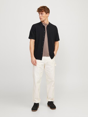 JACK & JONES Cardigan 'FARO SODRA' i sort