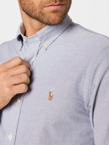 Polo Ralph Lauren Slim Fit Hemd in Blau