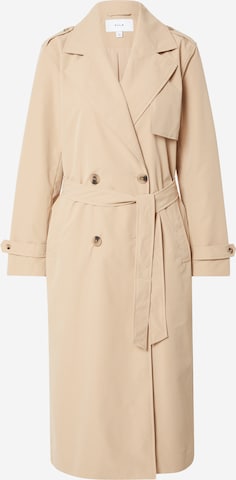 VILA Between-Seasons Coat 'Videsse' in Beige: front