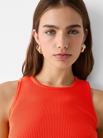 Bershka Knitted top in Red