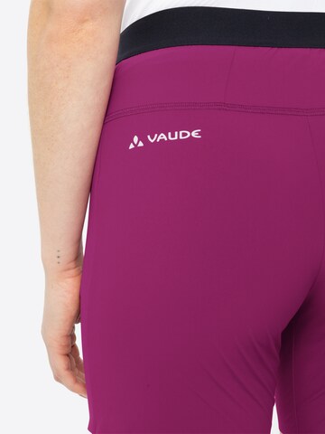 VAUDE Skinny Outdoor trousers 'Scopi II' in Pink