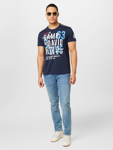 CAMP DAVID Shirt in Blauw