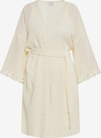 usha FESTIVAL - Kimono en beige: frente