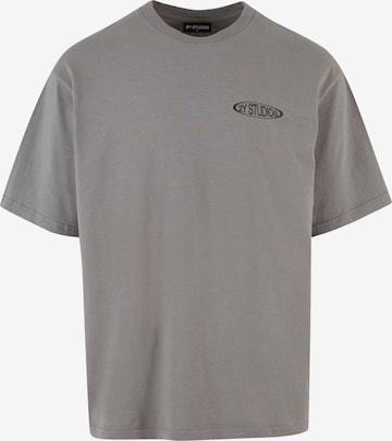 2Y Studios Shirt 'Introspect' in Grey: front